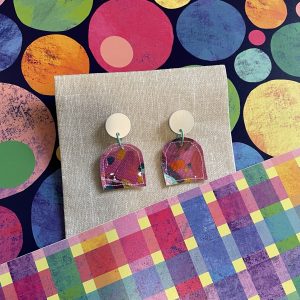 Hand painted rainbow arches